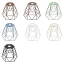 ElekTek Vintage Mora Hexagonal Large Polyangle Cage Wire Frame Lamp Shade Colours - Buy It Better