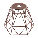 ElekTek Vintage Mora Hexagonal Large Polyangle Cage Wire Frame Lamp Shade Colours - Buy It Better