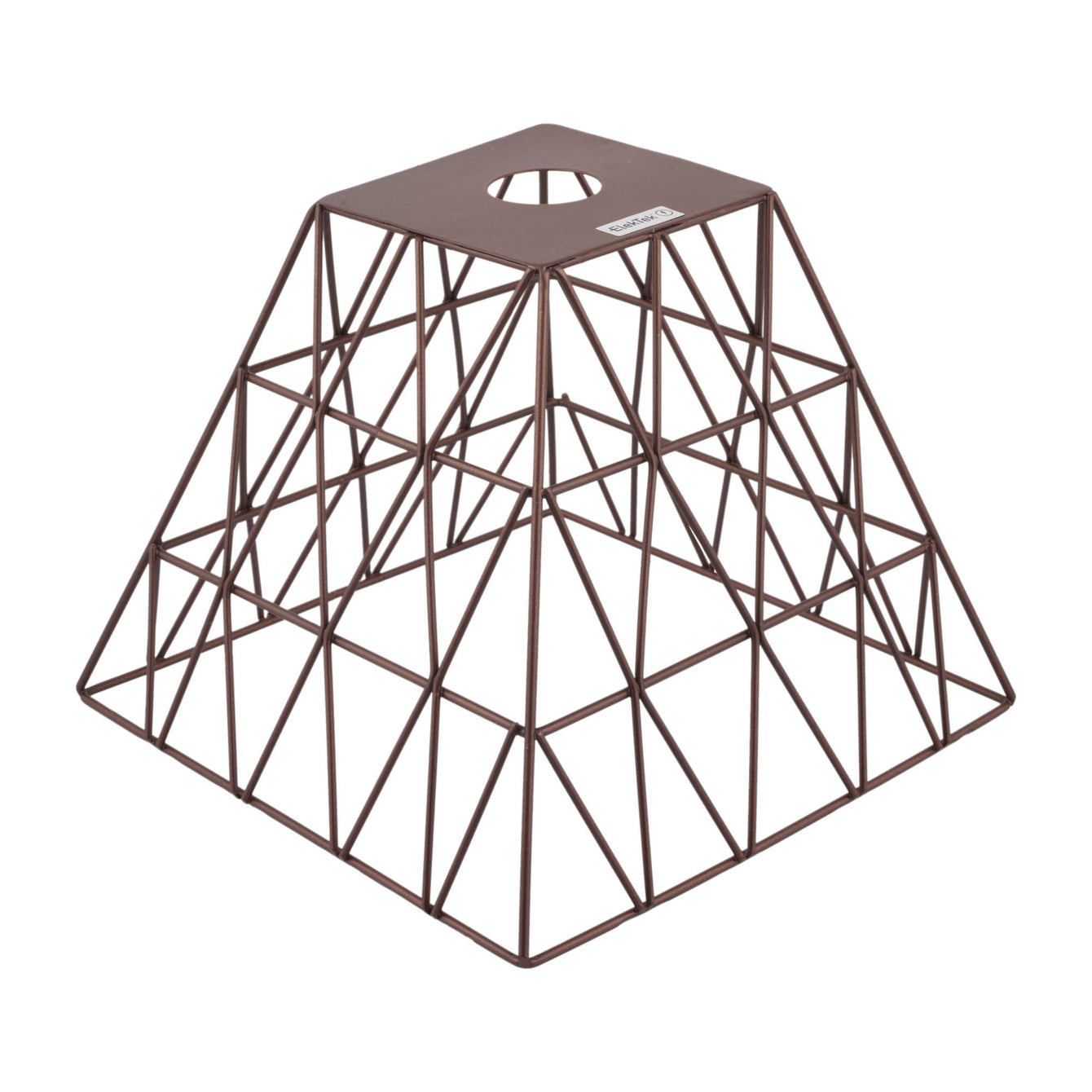 ElekTek Vintage Boda Square Polyangle Cage Wire Frame Lamp Shade Colours - Buy It Better Dawn Blue