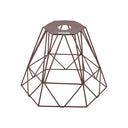 ElekTek Vintage Mora Hexagonal Large Polyangle Cage Wire Frame Lamp Shade Colours - Buy It Better