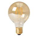 Calex LED Full Glass Long Filament Globe Lamp Bulb 240V 4W 350lm E27 GLB80, Clear 2300K Dimmable 425450 - Buy It Better