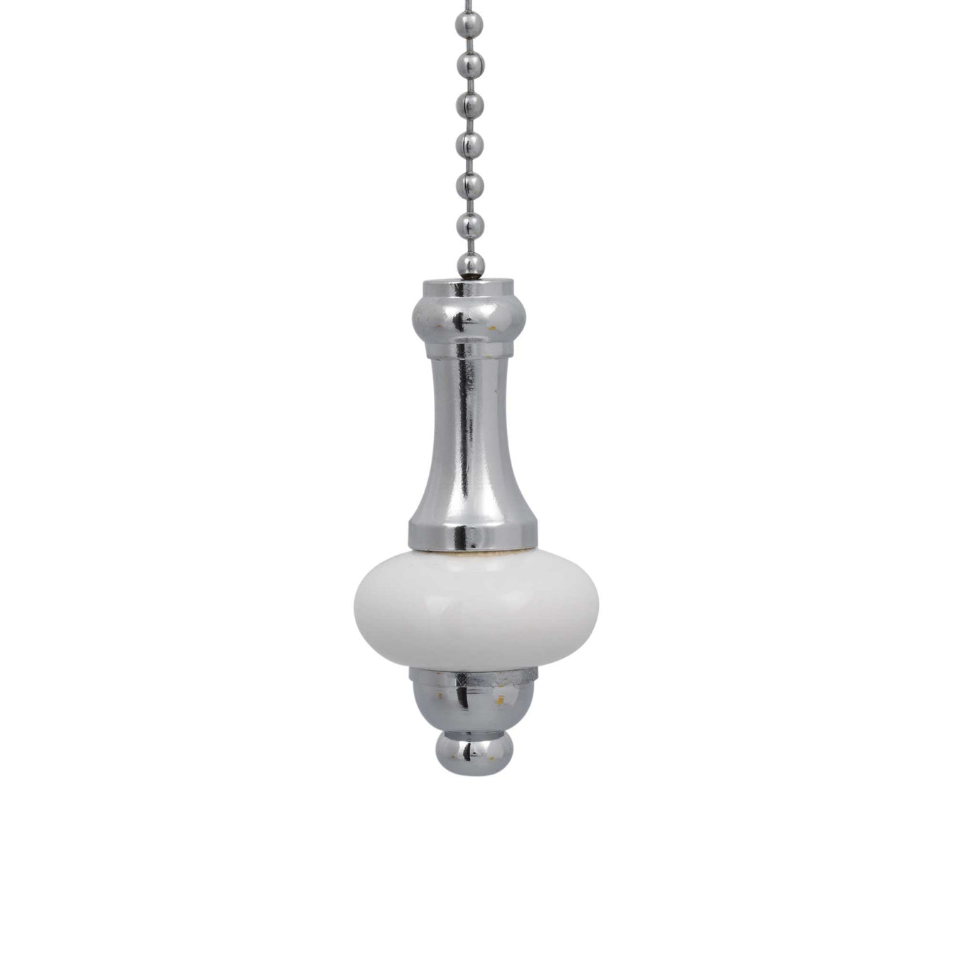 ElekTek Light Pull Chain Ceramic Disc With 80cm Matching Chain - Buy It Better Black