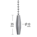 ElekTek Light Pull Chain Double Taper With 80cm Matching Chain - Buy It Better