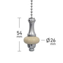 ElekTek Light Pull Chain Ceramic Disc With 80cm Matching Chain - Buy It Better