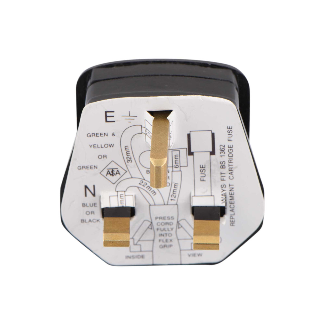 ElekTek 13A Plug Top with 3A Fuse Fitted Colours - Buy It Better