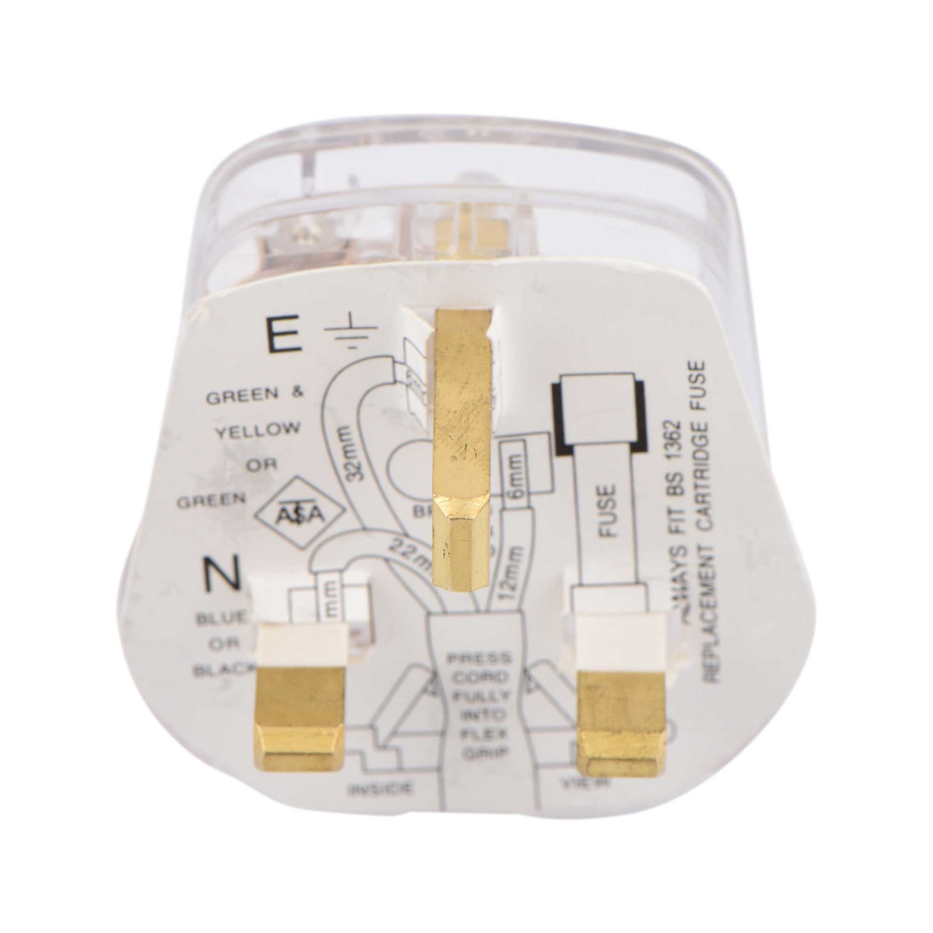 ElekTek 13A Plug Top with 3A Fuse Fitted Colours - Buy It Better