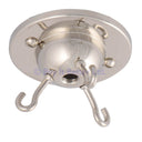 ElekTek 3 Hook Ceiling Rose Plate Suspended Light Fittings Inverted Shades and Chandeliers Traditional Metallic Finishes - Buy It Better