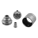ElekTek ES Edison Screw E27 Lamp Holder Plain Skirt With Wood Mount Brass