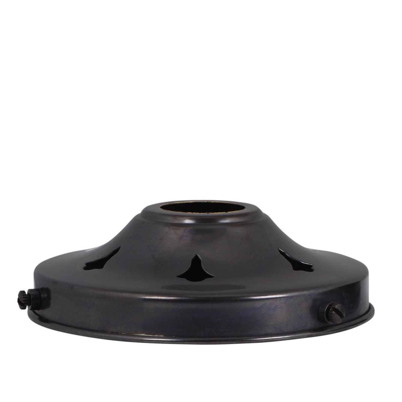 ElekTek Glass Lamp Shade Gallery Fitting for B22 Shade Ring 3 Sizes Brass - Buy It Better