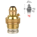 ElekTek Cord Grip B22 BC Pendant Lamp Holder Brass - Buy It Better