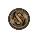 ElekTek Cord Grip B22 BC Pendant Lamp Holder Brass - Buy It Better