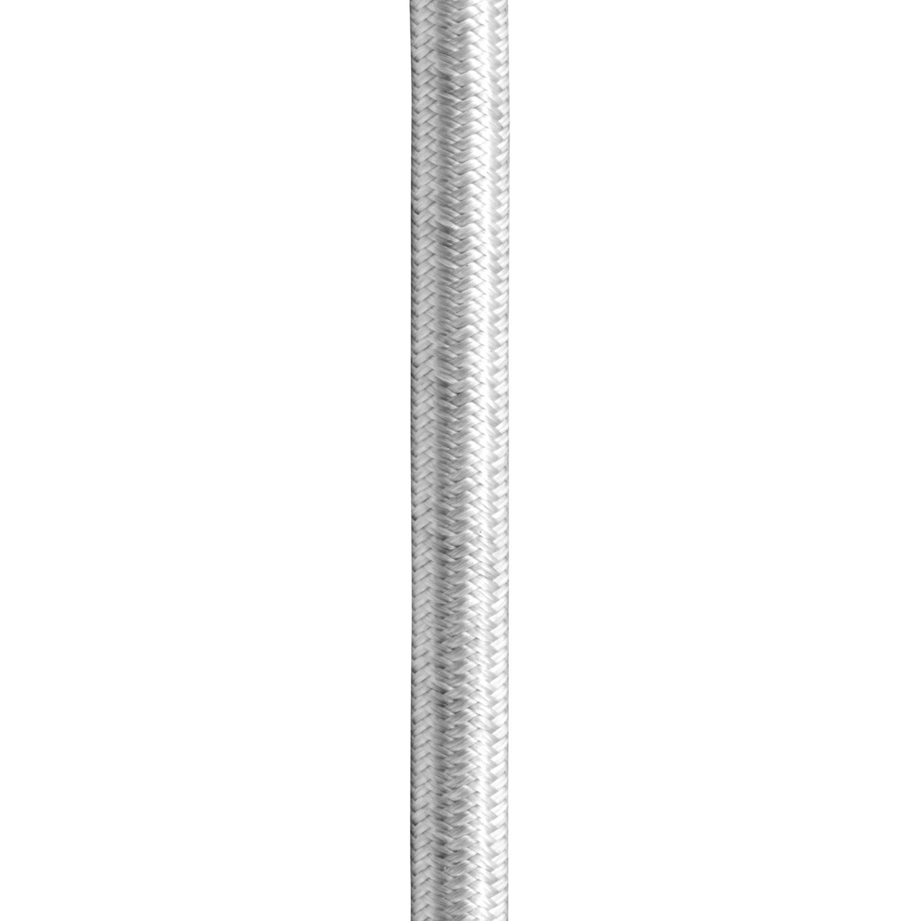 ElekTek Round Braided Fabric Lighting Cable Flex for Pendant or Table Lamp Per Linear Metre Colours Willow Green