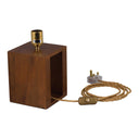 ElekTek Premium Lamp Kit Brass Plain E27 Lamp Holder with Gold Flex, In Line Switch and 3A UK Plug - Buy It Better