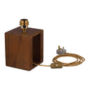 ElekTek Premium Lamp Kit Brass Shade Ring E27 Lamp Holder with Gold Flex, In Line Switch and 3A UK Plug - Buy It Better