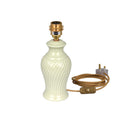 ElekTek Premium Lamp Kit Brass Shade Ring E27 Lamp Holder with Gold Flex, In Line Switch and 3A UK Plug - Buy It Better