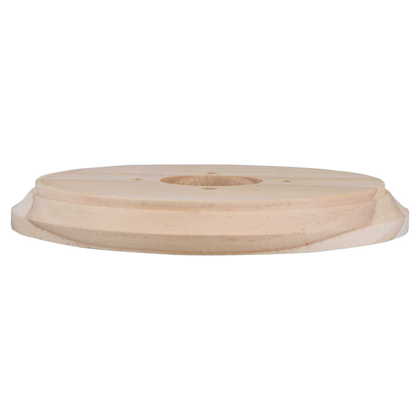 ElekTek Ceiling Wall Plinth Rose Pattress Natural Pine for Decorative Mounting of Lighting - Buy It Better