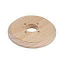 ElekTek Ceiling Wall Plinth Rose Pattress Natural Pine for Decorative Mounting of Lighting - Buy It Better