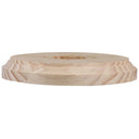 ElekTek Ceiling Wall Plinth Rose Pattress Natural Pine for Decorative Mounting of Lighting - Buy It Better