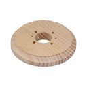 ElekTek Ceiling Wall Plinth Rose Pattress Natural Pine for Decorative Mounting of Lighting - Buy It Better