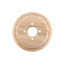 ElekTek Ceiling Wall Plinth Rose Pattress Natural Pine for Decorative Mounting of Lighting - Buy It Better