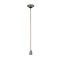 ElekTek Premium Pendant Light Kit DIY 100mm Convex Ceiling Rose, Round Flex and Lamp Holder E27 Plain Cord Grip - Buy It Better