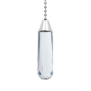 ElekTek Light Pull Chain Acrylic Crystal Facets With 80cm Matching Chain