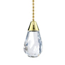 ElekTek Light Pull Chain Acrylic Crystal Facets With 80cm Matching Chain - Buy It Better