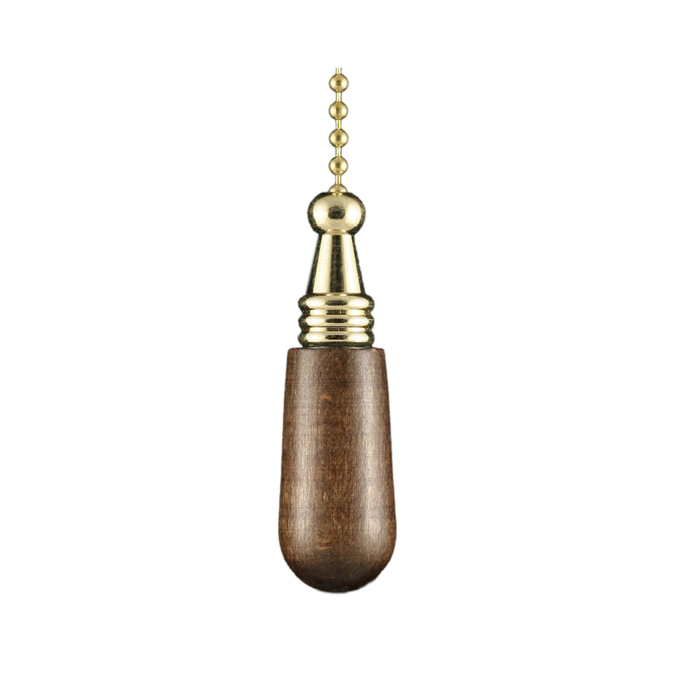 ElekTek Light Pull Chain Wooden Drop With 80cm Matching Chain - Buy It Better