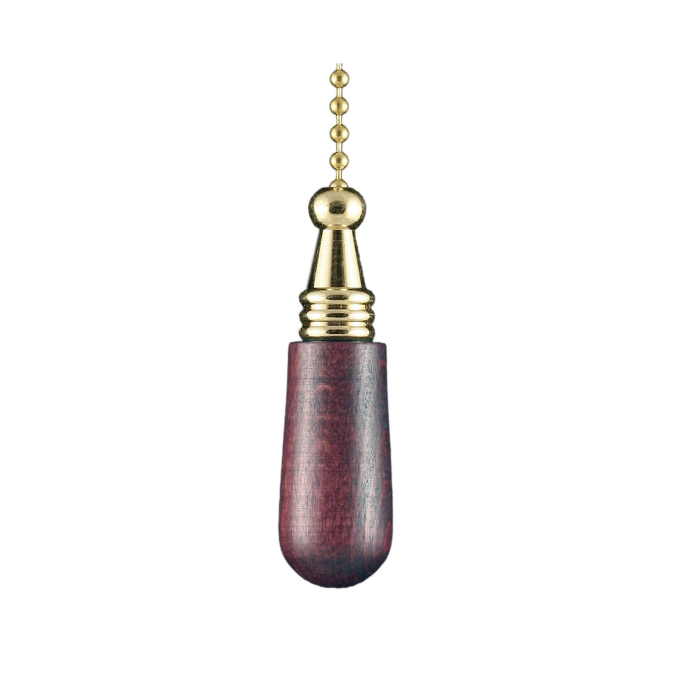 ElekTek Light Pull Chain Wooden Drop With 80cm Matching Chain - Buy It Better