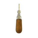 ElekTek Light Pull Chain Wooden Drop With 80cm Matching Chain - Buy It Better