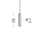 ElekTek Light Pull Chain Chrome Pendant With 80cm Matching Chain - Buy It Better