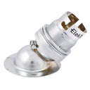 ElekTek Lamp Holder Angle Batten Bayonet Cap BC B22 With Shade Ring Brass - Buy It Better