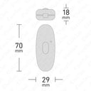 ElekTek Push Button Dimmer Torpedo Switch Low Range Electronic 10-150w 2 Core Flex Only Colours