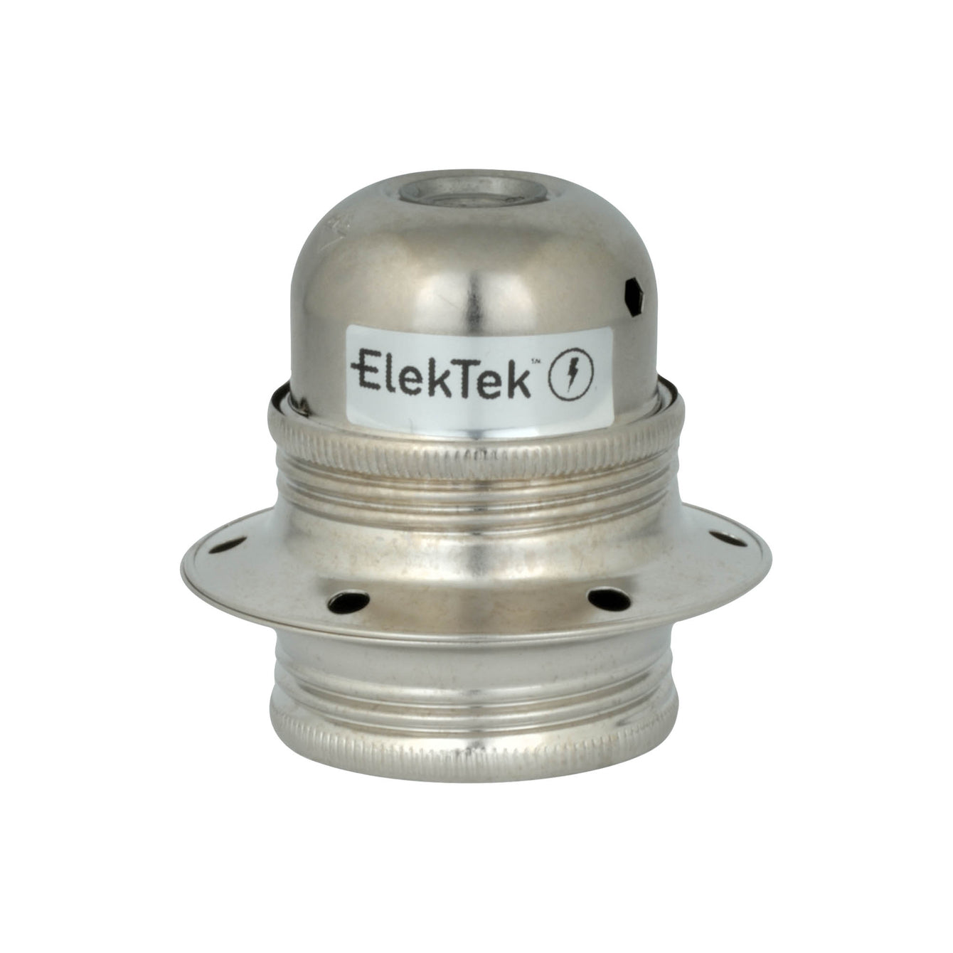 ElekTek ES Edison Screw E27 Economy Cord Grip Lamp Holder With Shade Ring - Buy It Better
