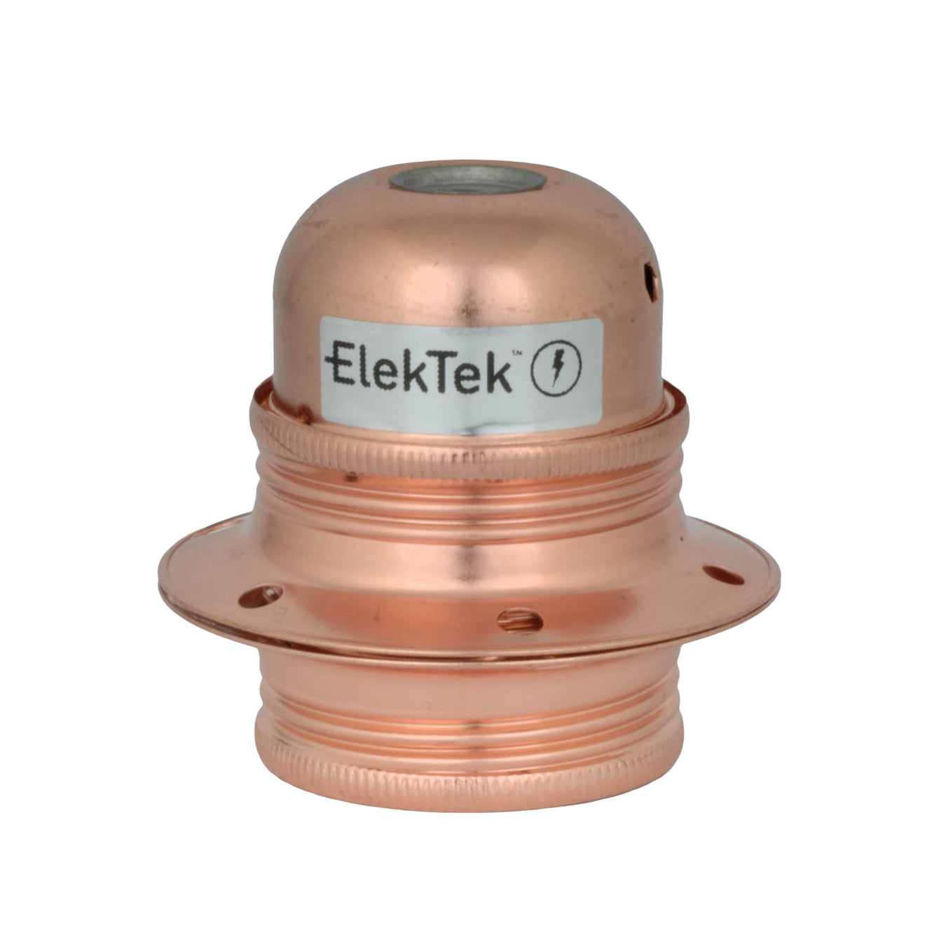 ElekTek ES Edison Screw E27 Economy Cord Grip Lamp Holder With Shade Ring - Buy It Better