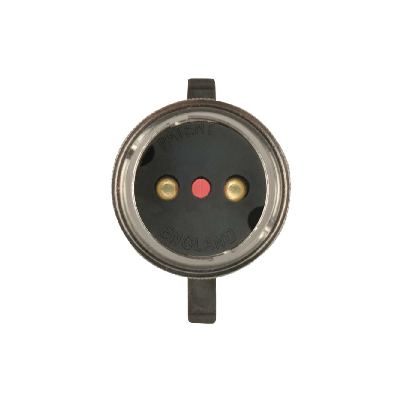 ElekTek Safety Switch Lamp Holder Bayonet Cap B22 10mm or Half Inch Entry With Shade Ring Solid Brass - Buy It Better
