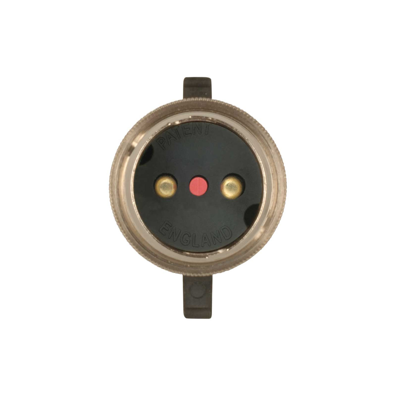 ElekTek Safety Switch Lamp Holder Half Inch Bayonet Cap B22 With Shade Ring Wood Mount Brass