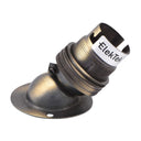 ElekTek Lamp Holder Angle Batten Bayonet Cap BC B22 With Shade Ring Brass - Buy It Better