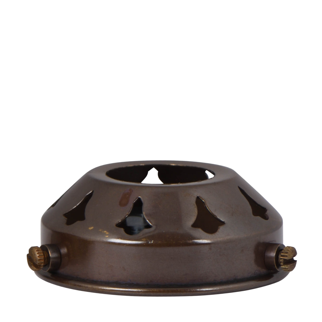 ElekTek Glass Lamp Shade Gallery Fitting for B22 Shade Ring 3 Sizes Brass - Buy It Better