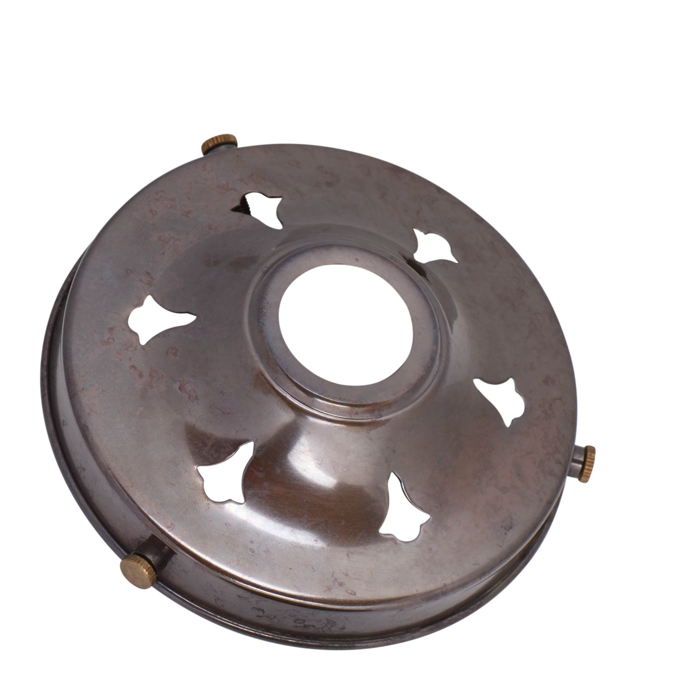 ElekTek Glass Lamp Shade Gallery Fitting for B22 Shade Ring 3 Sizes Brass - Buy It Better
