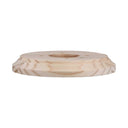 ElekTek Ceiling Wall Plinth Rose Pattress Natural Pine for Decorative Mounting of Lighting - Buy It Better