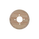 ElekTek Ceiling Wall Plinth Rose Pattress Natural Pine for Decorative Mounting of Lighting - Buy It Better