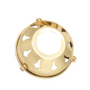 ElekTek Glass Lamp Shade Gallery Fitting for B22 Shade Ring 3 Sizes Brass - Buy It Better