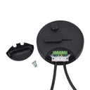 ElekTek LED Compatible Universal In Line Foot Dimmer Switch 240v AC 3 Core Suitable For LED CFL & Incandescent Bulbs Black