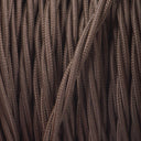 ElekTek Twisted Braided Fabric Lighting Cable Flex for Pendant or Table Lamp Per Linear Metre Colours