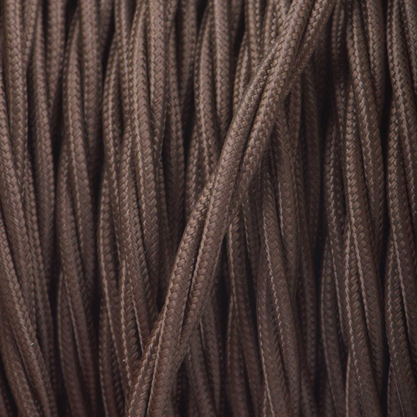 ElekTek Twisted Braided Fabric Lighting Cable Flex for Pendant or Table Lamp Per Linear Metre Colours Willow Green
