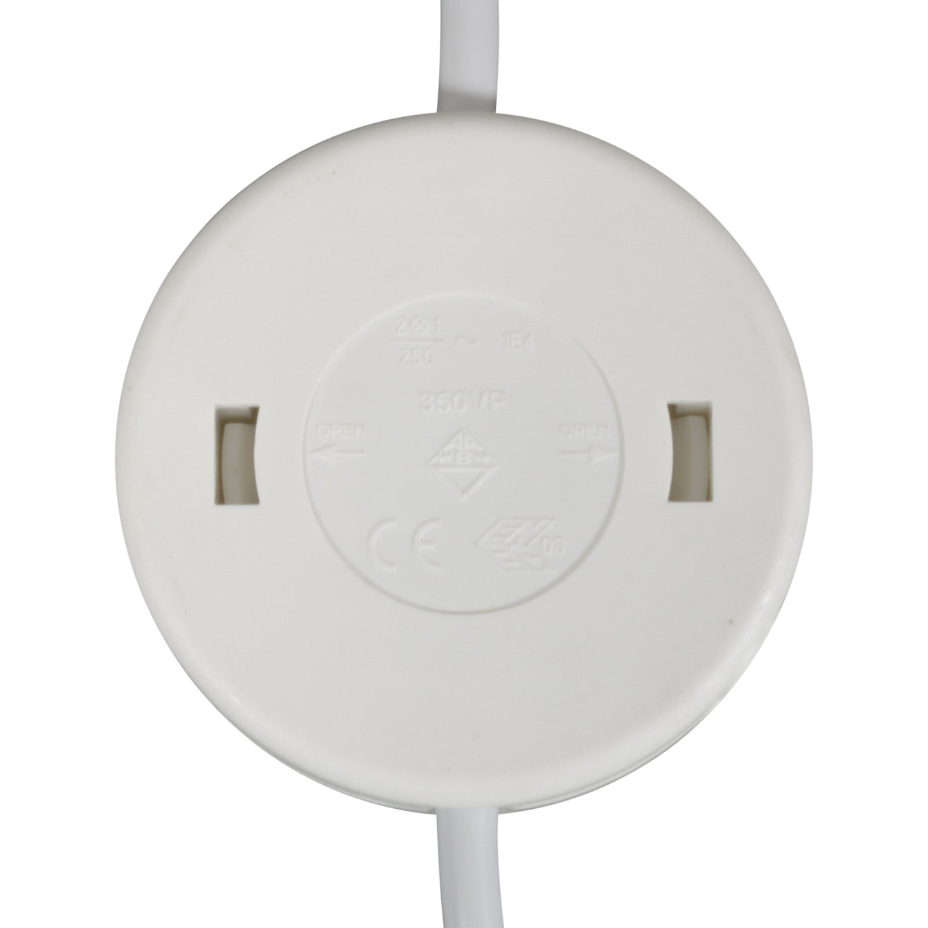 ElekTek Foot Press Switch In Line Push Button Large 65mm Diameter Use 2 or 3 Core Flex Colours - Buy It Better