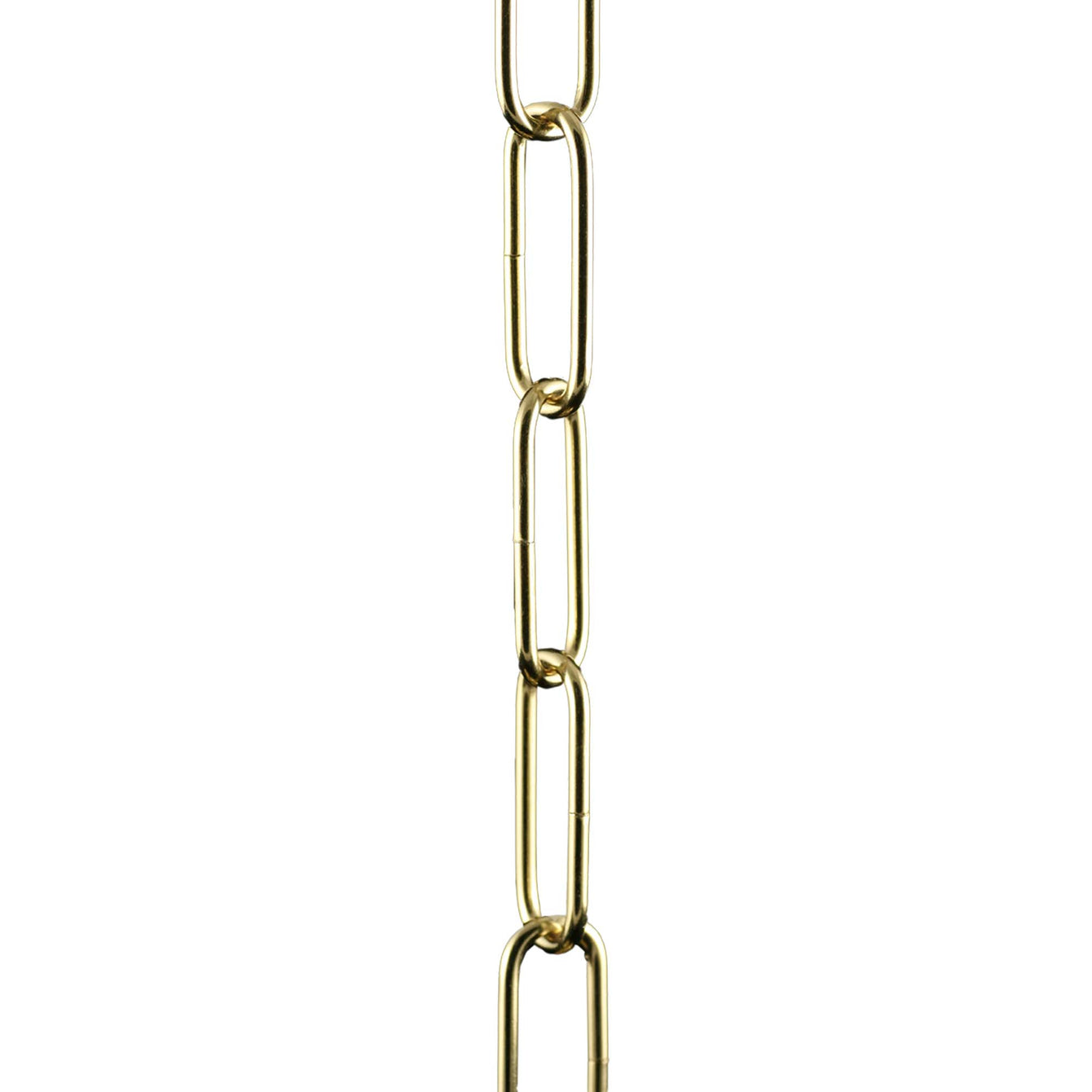 ElekTek Open Link Chain For Chandelier and Lighting Medium 38mm x 15mm Per Linear Metre Chrome