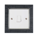 ElekTek Decorative Switch Surround Frame Cover Finger Plate Classic Edged