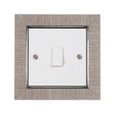 ElekTek Decorative Switch Surround Frame Cover Finger Plate Classic Edged